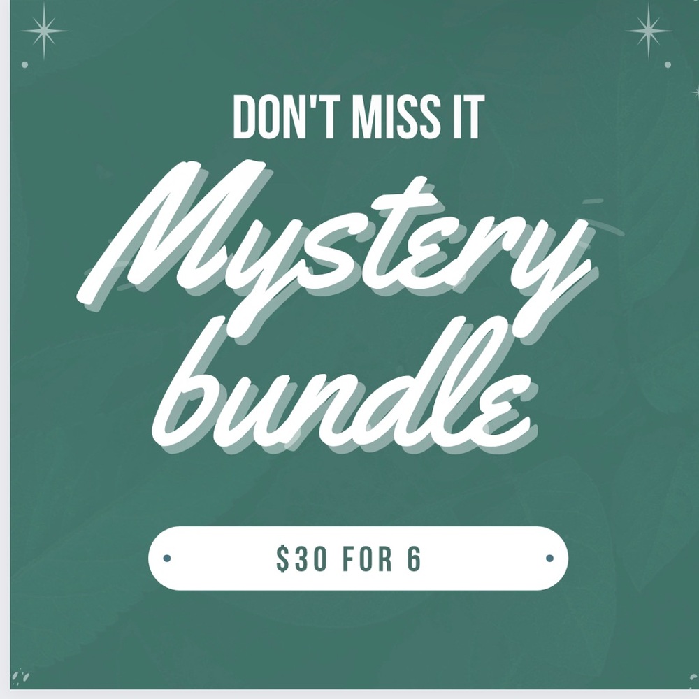Mystery Bundle includes 6 random pieces of clothing. Sizes will range.